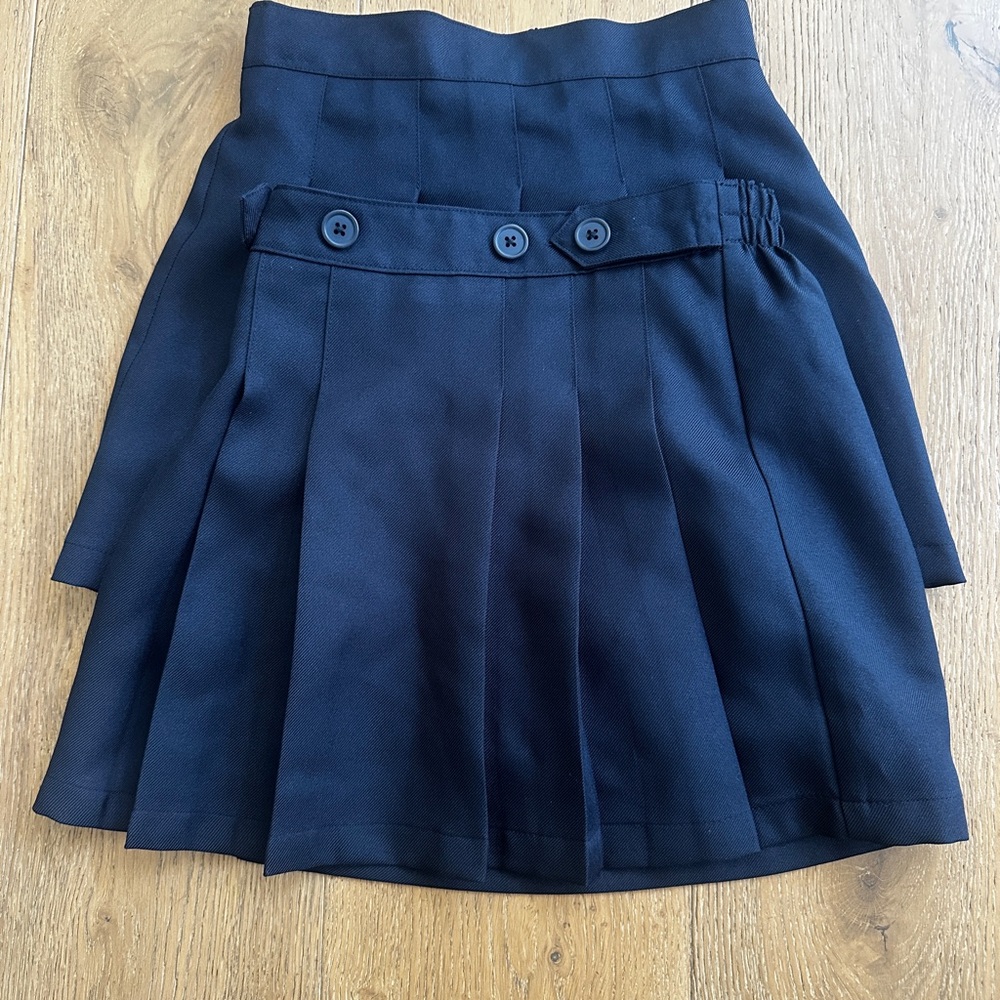 Izod Pleated Navy Uniform Skirt